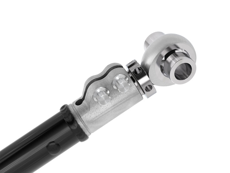 ICON 21+ Ford Bronco Tubular Rear Track Bar Kit - Adjustable close-up view of FK Rod End and bushing for performance offroad parts.
