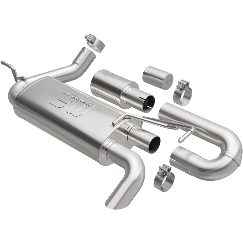 MagnaFlow 07-18 Jeep Wrangler JK Overland Series Axle-Back Exhaust System Secondary image