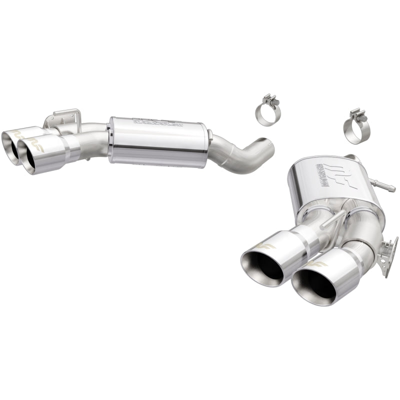 MagnaFlow 2016 Chevy Camaro 6.2L V8 Competition Axle Back w/ Quad Polished Tips Secondary image