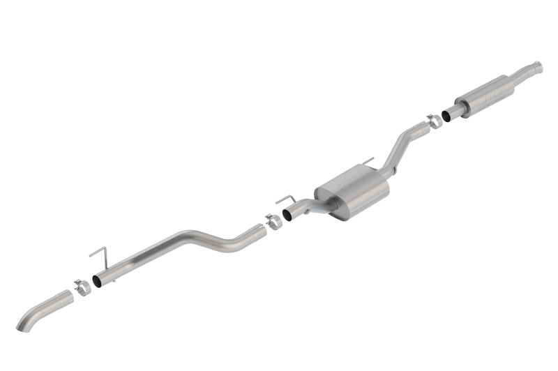Borla 2020 Jeep Gladiator JT 3.6L V6 AWD 2.75in S-Type Climber Catback w/ Turndown Tip exhaust system for offroad upgrades Main image