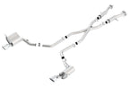 Borla 2015 Jeep Grand Cherokee SRT8 ATAK Dual Round Rolled Exit Catback Exhaust for offroad performance upgrades.