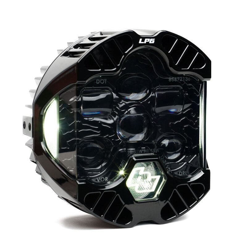 Baja Designs DOT LP6 LED Auxiliary Light Pod (Clear DRL) - Single for offroad lighting and electrical.
