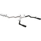MagnaFlow 2020 Jeep Gladiator 3in Street Series Dual Split Exit SS Cat-Back Exhaust w/Black Tips for offroad performance upgrades