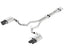 Borla 2018 Ford Mustang GT (A/T / M/T) 3in ATAK Catback Exhaust w/o Valves w/ Black Chrome Tips, exhaust system parts