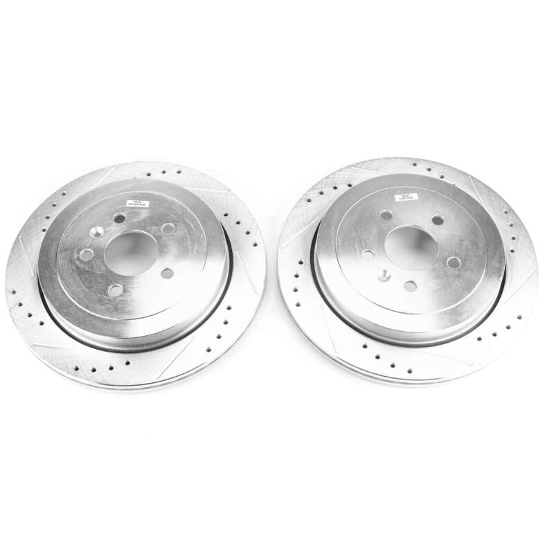 Power Stop 13-19 Lincoln MKT Rear Evolution Drilled & Slotted Rotors - Pair Secondary image