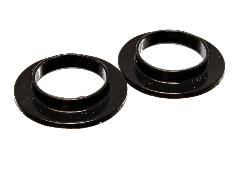 Energy Suspension Universal 2 3/16in ID 3 1/2in OD 11/16in H Black Coil Spring Isolators (2 per set) for suspension lift kits