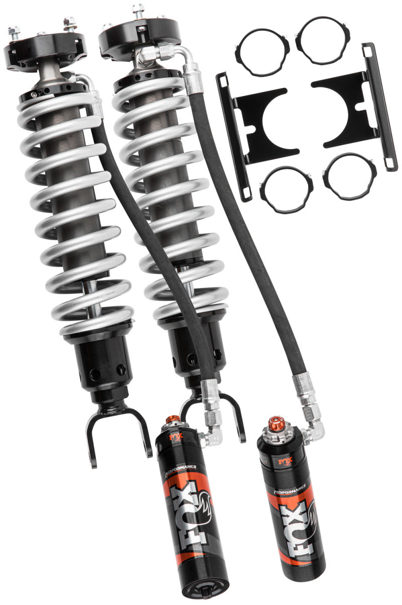 Fox 19+ Ram 1500 DT 4WD 2.5 Performance Series 6.25in. R/R Front Coilover w/DSC Adj / 2-3in. Lift for off-road performance.