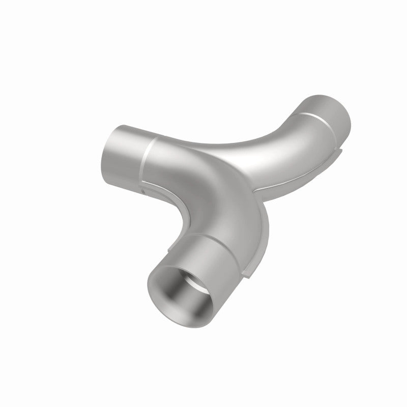 MagnaFlow Smooth Trans T 2.50inch SS 90/90 deg. exhaust pipe for offroad upgrades.