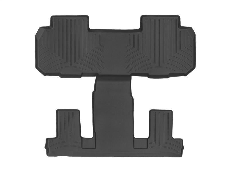 WeatherTech 2018+ Chevrolet Traverse Rear FloorLiner - Black (2nd Row Bucket Seats) for ultimate interior protection and fit. Main image