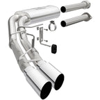 Magnaflow 15-21 Ford F-150 Street Series Cat-Back Performance Exhaust System- Polished Side Exit parts and components