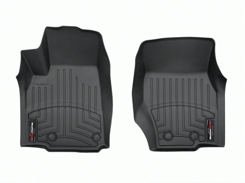 WeatherTech 22-23 Jeep Grand Cherokee/L Front FloorLiners - Black for offroad trucks. Main image