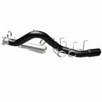 MagnaFlow 2024+ Chevy Silverado 2500HD/3500HD Black Series Filter-Back Performance Exhaust featuring stainless and black coating.