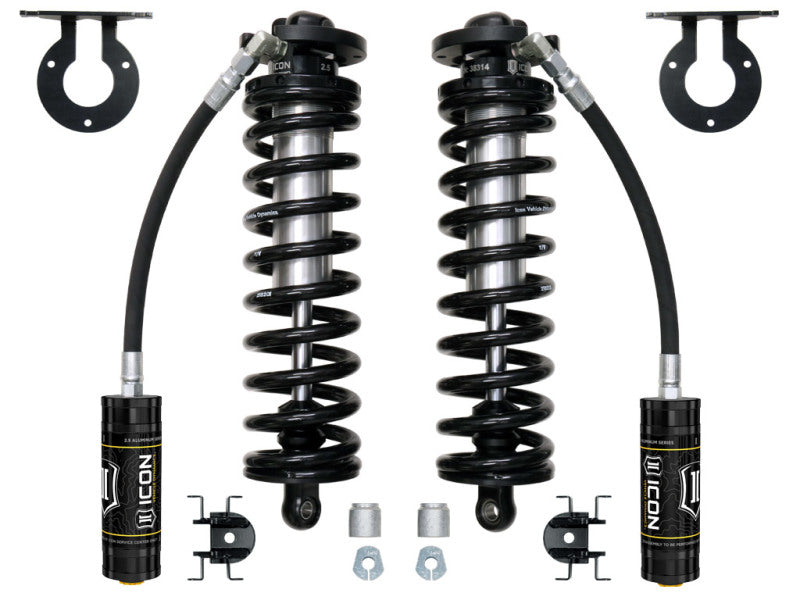 ICON 2005+ Ford F-250/F-350 Super Duty 4WD 2.5-3in 2.5 Series Shocks VS RR Bolt-In Conversion Kit components