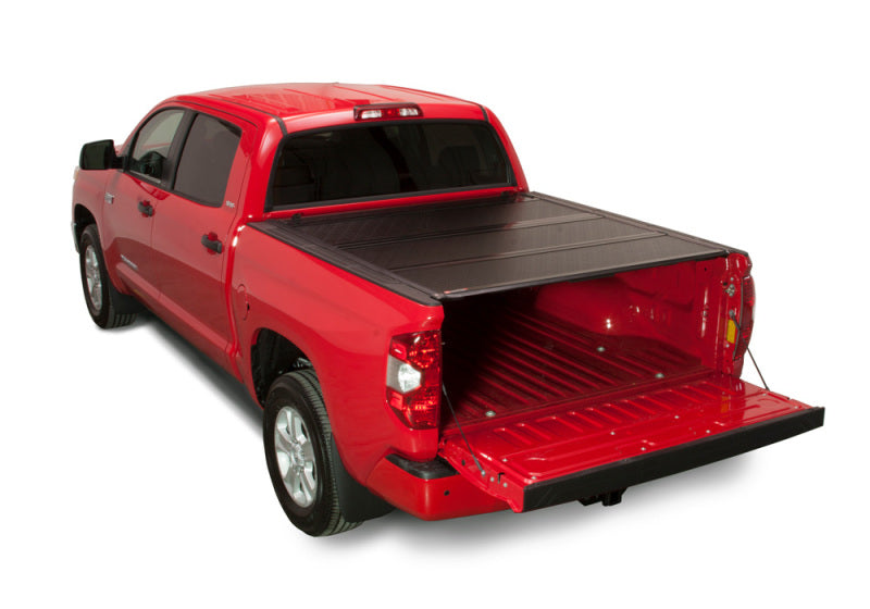 BAK 2024 Toyota Tacoma 5ft Bed BAKFlip Fibermax Bed Cover on truck