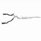 MagnaFlow SYS Cat-Back 2017 Ford F-150 Raptor 3.5L Dual Black Coated 3in Tips exhaust system