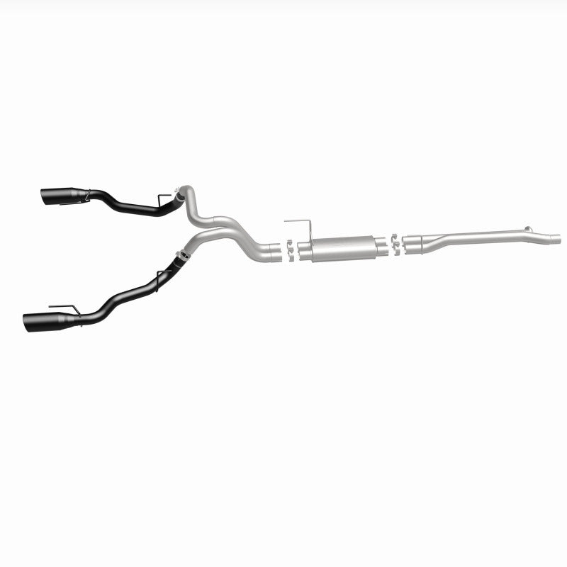 MagnaFlow SYS Cat-Back 2017 Ford F-150 Raptor 3.5L Dual Black Coated 3in Tips exhaust system