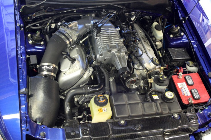 JLT 03-04 Ford Mustang SVT Cobra Black Textured Ram Air Intake Kit w/Red Filter Secondary image
