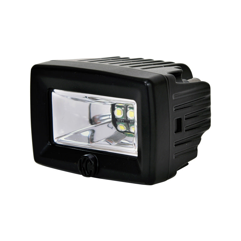 KC HiLiTES C-Series C2 LED 2in. Backup Area Flood Light 20w - Black