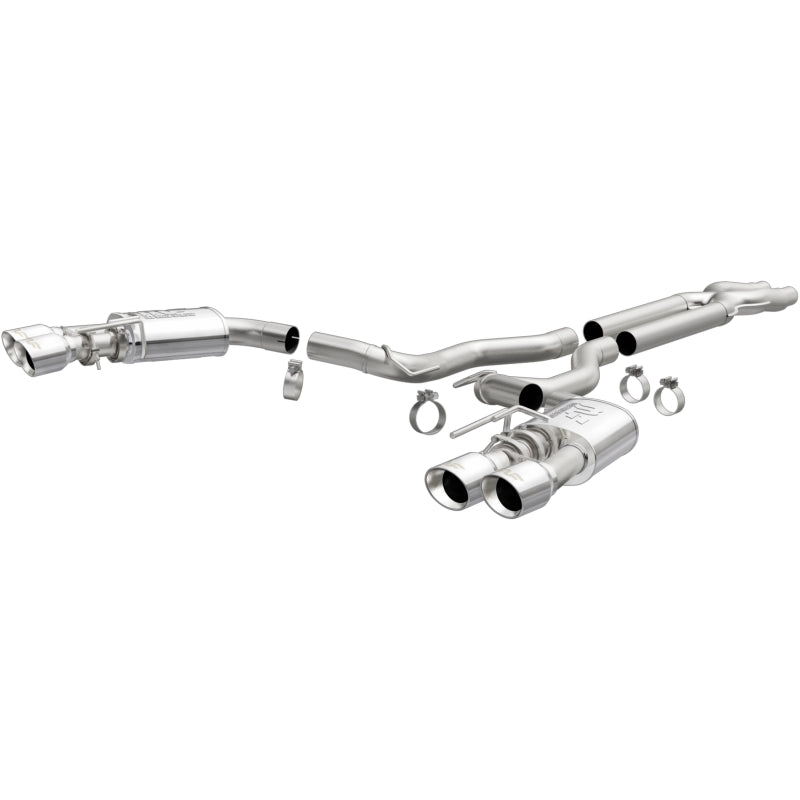 MagnaFlow SYS Cat-Back 2018 Ford Mustang GT 5.0L Competition Dual Exit Polished 4in Tips Secondary image