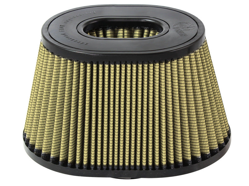 aFe Magnum FORCE Intake Rplcmnt Air Filter 3-1/4IN F x (9x6-1/2)IN B x (6-3/4x5-1/2)IN T x 5-3/8IN H Secondary image