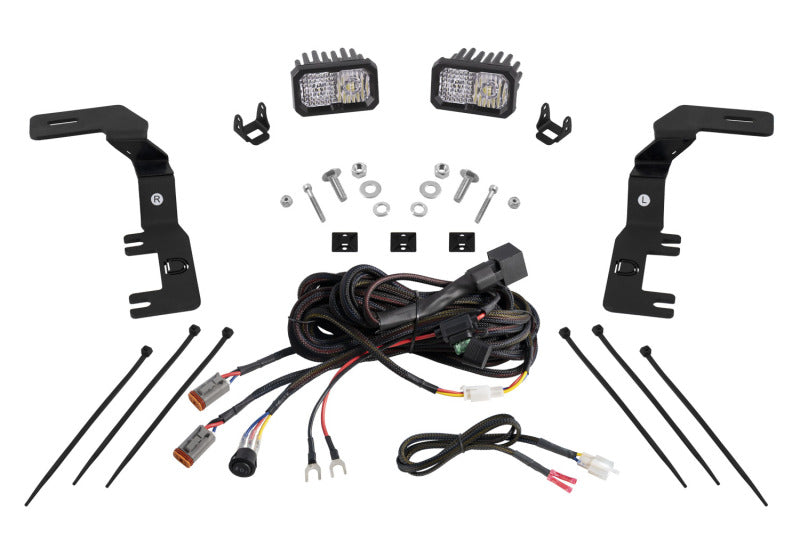 Diode Dynamics 2023+ Chevrolet Colorado Stage Series Ditch Light Kit C2 Pro White Combo Secondary image