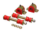 Energy Suspension 95-00 Toyota Pickup 2WD (Exc T-100/Tundra) Red 25mm Front Sway Bar Bushing Set for offroad parts.