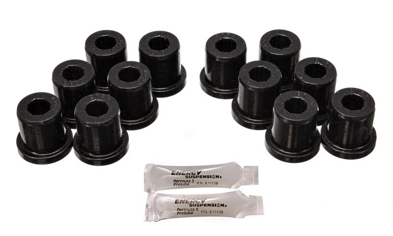 Energy Suspension 81-89 Toyota FJ40/FJ60 Landcruiser 2/4WD Blk Front Leaf Spring Bushing Set for offroad parts