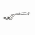 MagnaFlow Conv DF 96-97 Lexus LX450 4.5L / 95-97 Toyota Land Cruiser 4.5L Front catalytic converter with tubing.