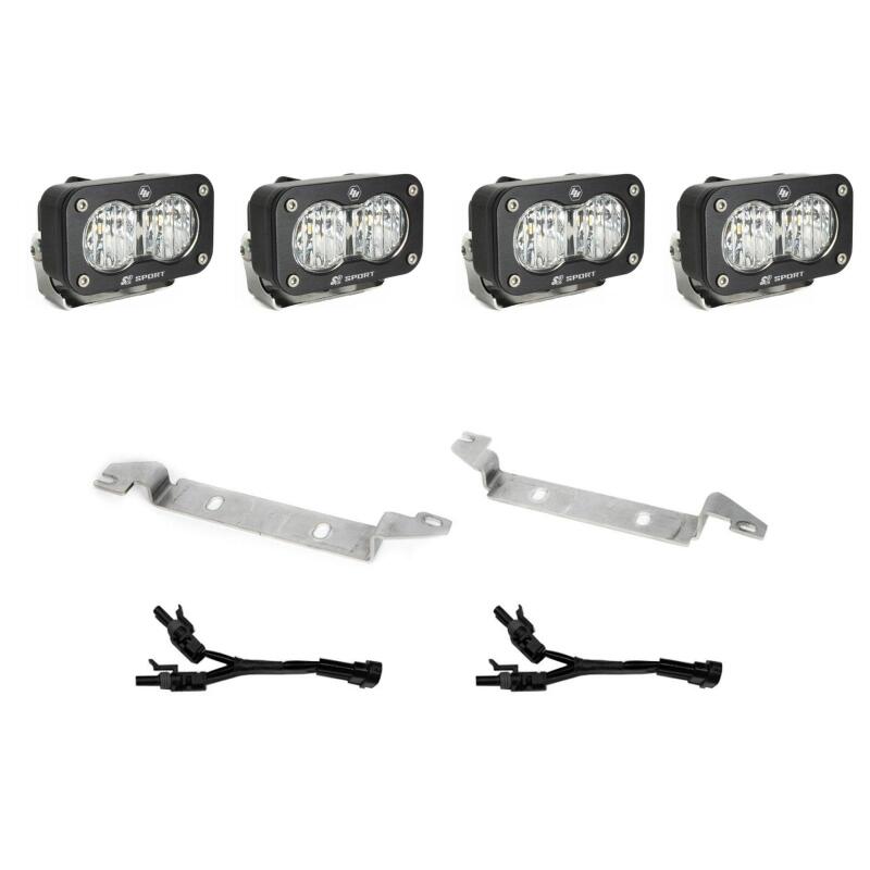 Baja Designs 2025 Toyota 4Runner S2 Sport Fog Pocket Light Kit - Clear Secondary image