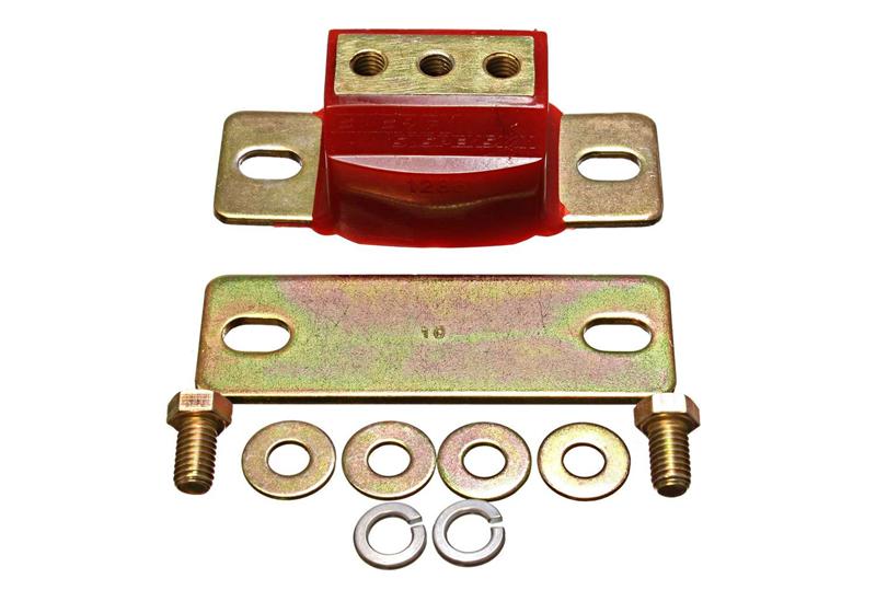 Energy Suspension 82-02 Chevrolet Camaro / 82-02 Pontiac Firebird Red Transmission Mount with hardware.
