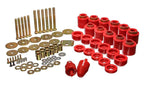 Energy Suspension 1in Body Lift Kit - Red for offroad performance upgrades