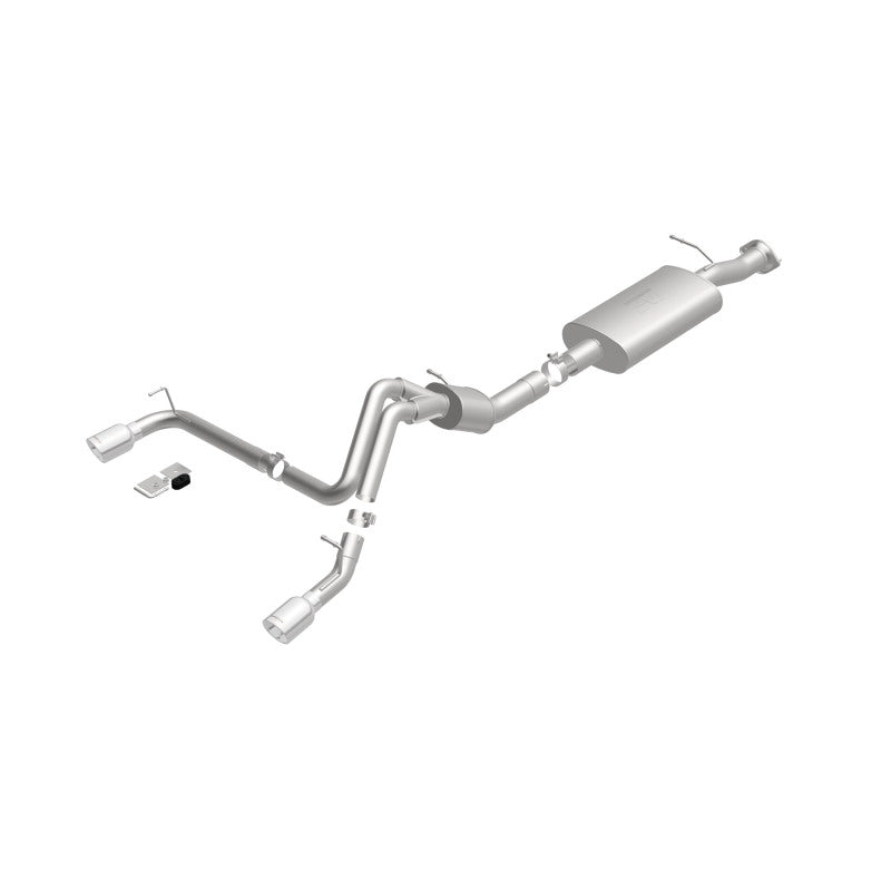 MagnaFlow Sys C/B 07 GM Hummer H2 Split Rear exhaust system, performance offroad parts, offroad truck accessories online.