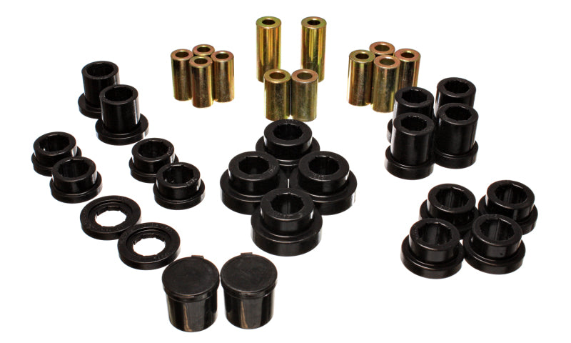 Energy Suspension 00-09 Honda S2000 Black Rear End Control Arm Bushing Set for enhanced performance and durability.