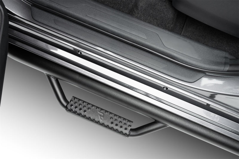 N-Fab Nerf Step 07-17 Toyota Tundra Double Cab - Tex. Black - Cab Length - 3in. with textured surface for grip