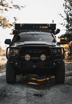 Rigid Industries 360-Series 9in LED Off-Road Drive Beam - RGBW on RAM truck