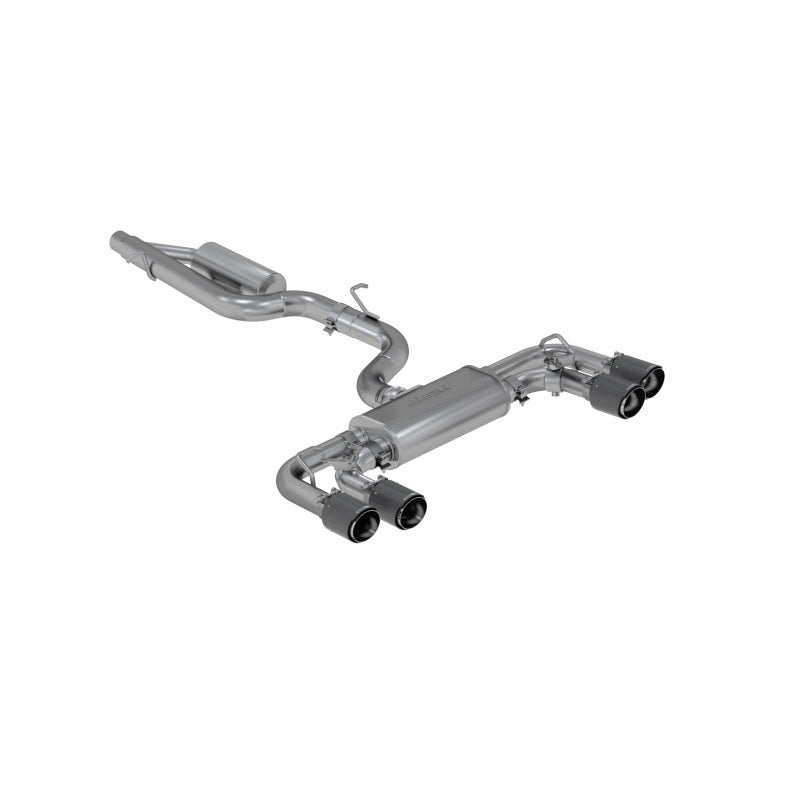 MBRP 15-19 VW Golf R 3 in Cat Back w/ 4 in OD Quad Carbon Fiber Tips - T304 Secondary image