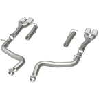 MagnaFlow Axle-Back, SS, 2.5in, Quad Split Rear 3.5in Tip 2015 Dodge Challenger 3.6L V6 exhaust system components
