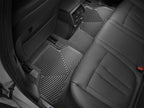 WeatherTech 2014+ BMW X5 Rear Rubber Mats - Black inside vehicle interior
