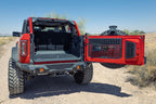 Addictive Desert Designs21-23 Ford Bronco Tailgate Molle Panel mounted for offroad gear storage