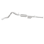 MagnaFlow Stainless Cat-Back Exhaust 2015 Chevy Silverado 2500HD 6.0L P/S Rear Exit 5in. for performance offroad upgrades.