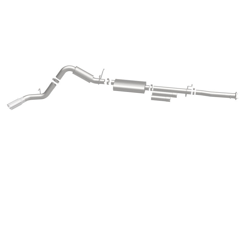MagnaFlow Stainless Cat-Back Exhaust 2015 Chevy Silverado 2500HD 6.0L P/S Rear Exit 5in. for performance offroad upgrades.