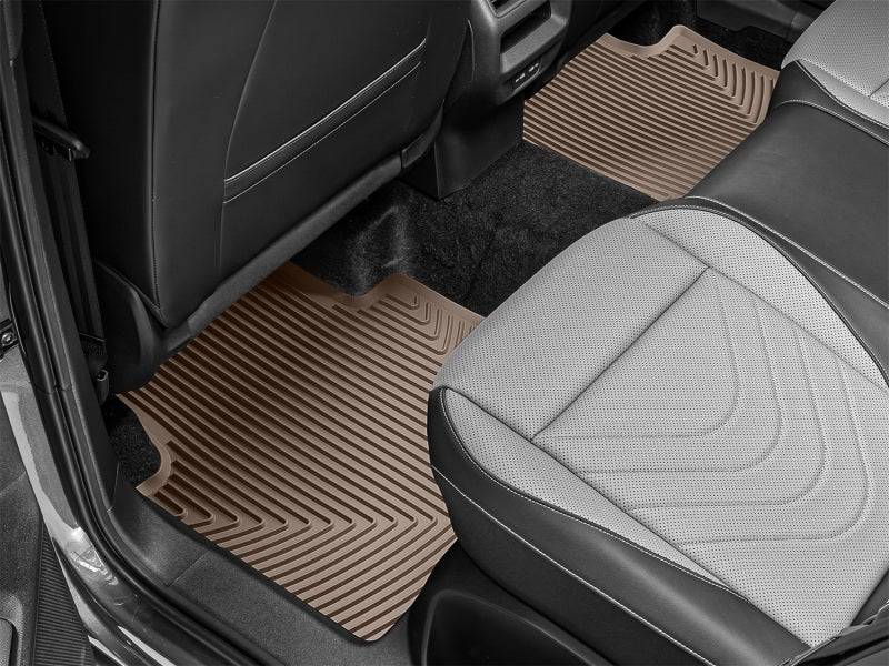 WeatherTech 18-24 Volkswagen Tiguan Rear All-Weather Floor Mats - Tan Secondary image