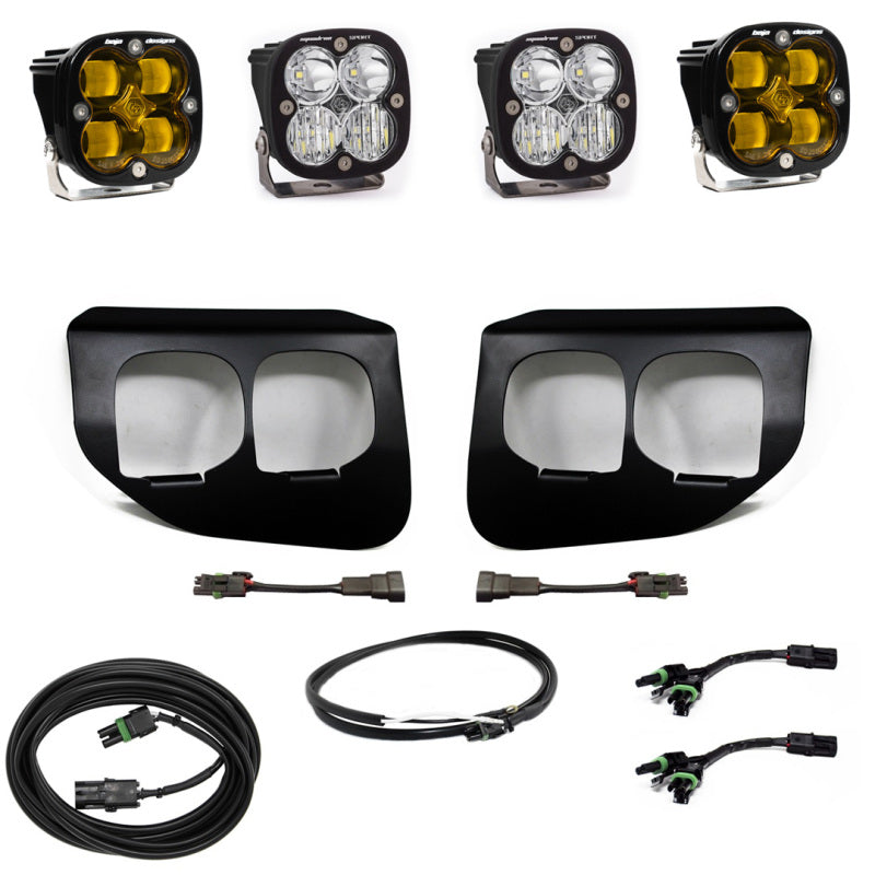 Baja Designs Ford Super Duty (20-On) Fog Lights FPK Amber SAE/Sport DC Baja Designs w/Upfitter Secondary image
