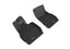 3D Maxpider 20-22 Chevrolet Corvette C8 20-22 Kagu Floor Mats - Black R1 custom fit all-weather mats