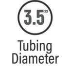 3.5 inch tubing diameter for performance exhaust systems