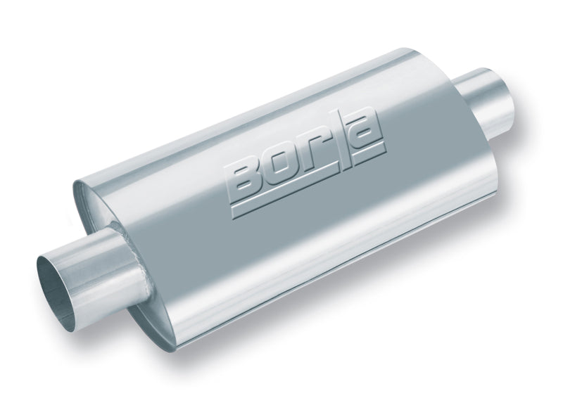 Borla XR-1 Racing Sportsman 2 1/2 inch Outlet / 2 1/2 inch Inlet 16in Case Oval Muffler Secondary image