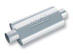 Borla XR-1 Racing Sportsman 2 1/2 inch Outlet / 2 1/2 inch Inlet 16in Case Oval Muffler for offroad performance upgrades.