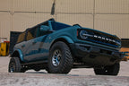 ICON Compression 17x8.5 6x5.5 25mm Offset 5.75in BS 95.1mm Bore Titanium Wheel on lifted Bronco