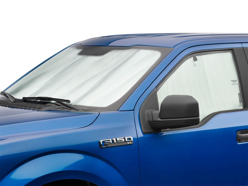 WeatherTech 2019+ Dodge Ram Crew Cab TechShade Full Vehicle Kit installed on truck windshield
