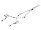 Borla 15-16 Dodge Charger SRT 392 6.4L No Tip Single Split Rear Exit ATAK w/ Valves Exhaust components layout